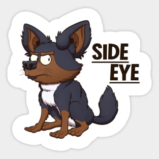 Side Eye Meme - Chihuahua Dog Sticker